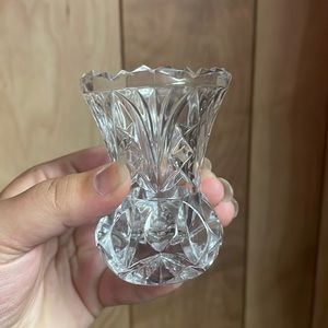 Vintage 3 x 2 inch Glass Vase